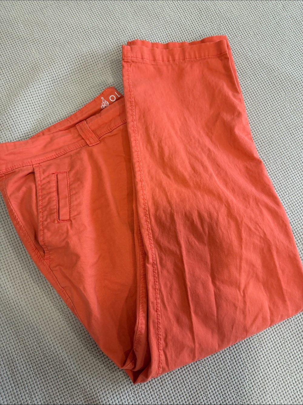 Old Navy Men's Coral-Orange Chino Pants